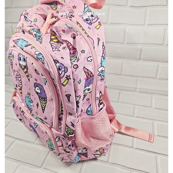School Backpack for Girls Kids Elementary Primary School Book Bag Unicorn Ice... - Picture 4 of 16